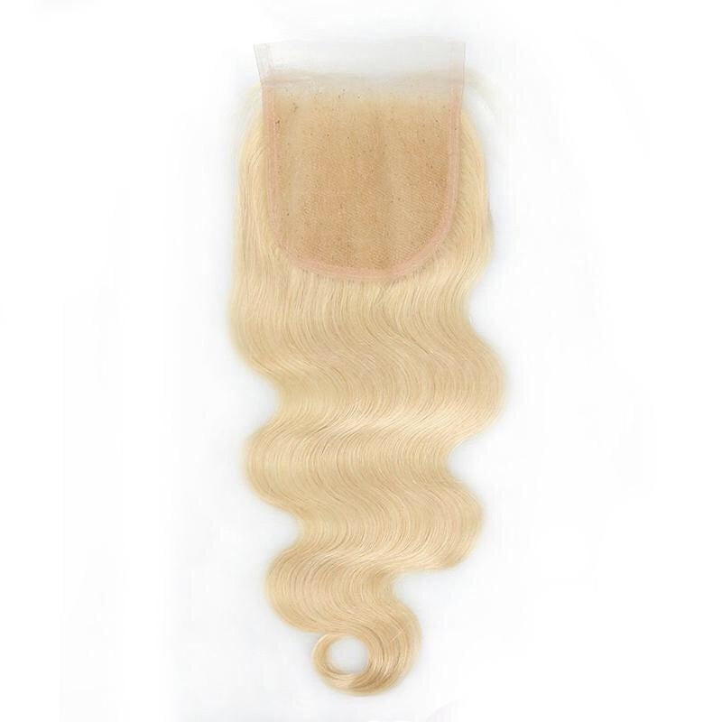 Closure Body Wave Blond #1B/613 - Cheveux Naturel - Cheveux Humain