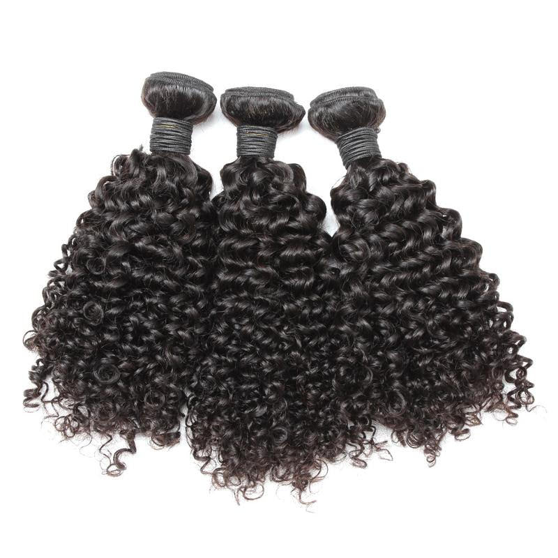 Tissage Curly Noir - Tissage Naturel - Cheveux Humain