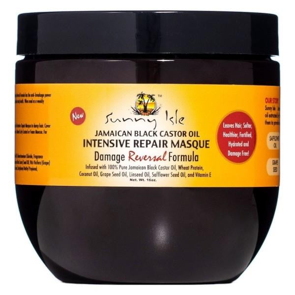 Sunny isle masque intense pour cheveux abimés à l’huile de ricin